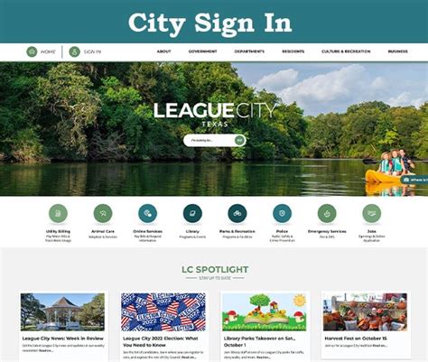 The League City Official Website! .